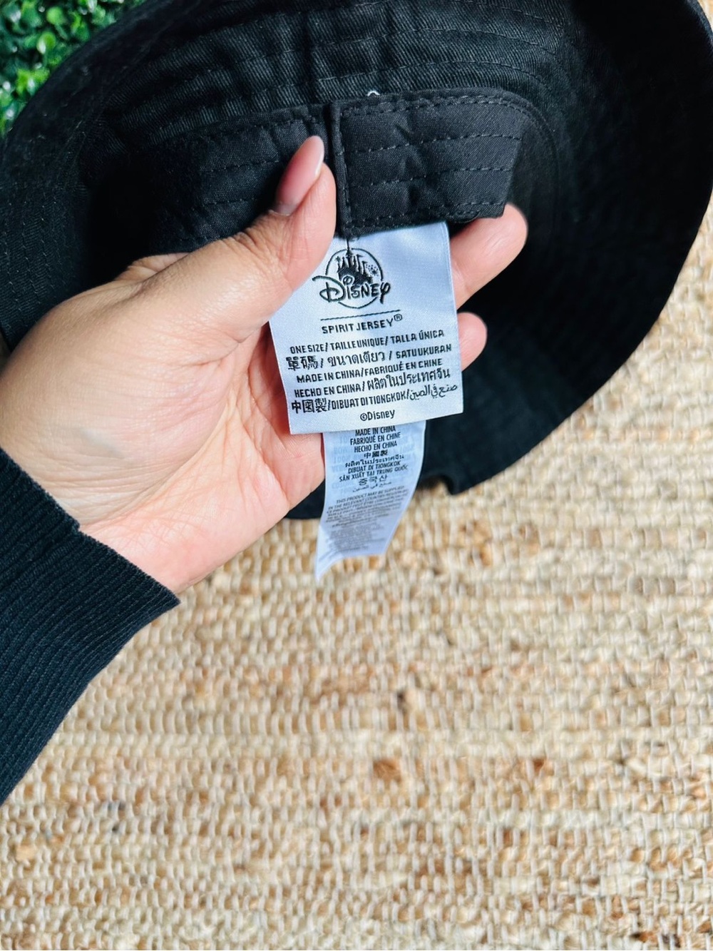 Disney Black Bucket Hat with Disney Tag - Picture 2 of 3